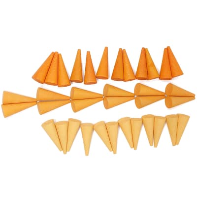 Mandala pequeños conos naranjos 36 piezas1