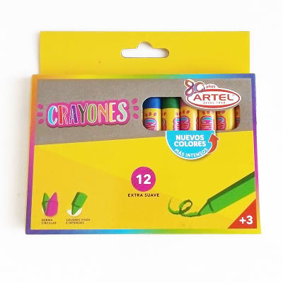 Artel Crayones 12 colores1