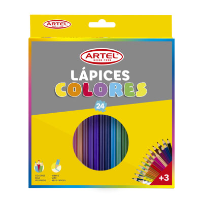 Artel Lápices largos 24 colores1