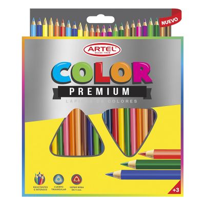 Artel Lápices de color premium 24 colores1