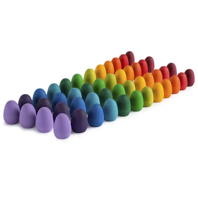 Mandala 48 huevos arcoíris