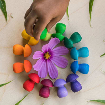 Mandala setas arcoíris 24pz1