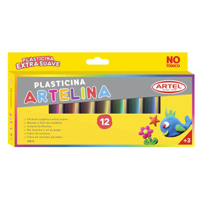 Artel Estuche plasticina Artelina 12 colores1