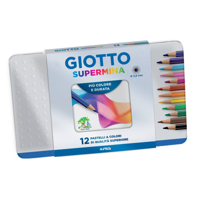 Lápiz Giotto supermina 12 colores en lata1