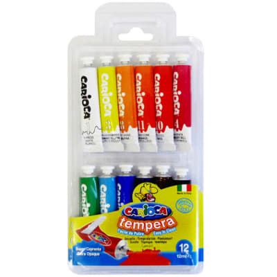 Témpera 12 colores, 12ml c/u