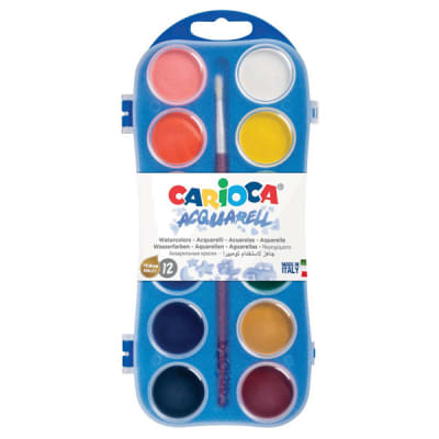 Acuarela 12 colores 30mm