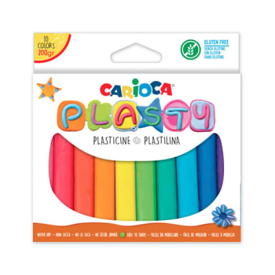 Plasticina 10 colores 200gr1