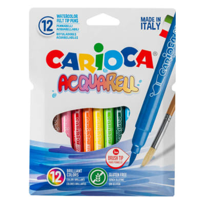 Plumones Acquarell 12 colores1