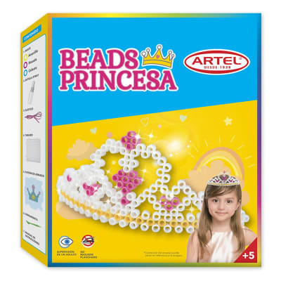 Beads princesa, perlas para planchar color blanco