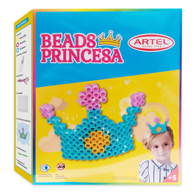 Artel Beads princesa, perlas para planchar color turquesa