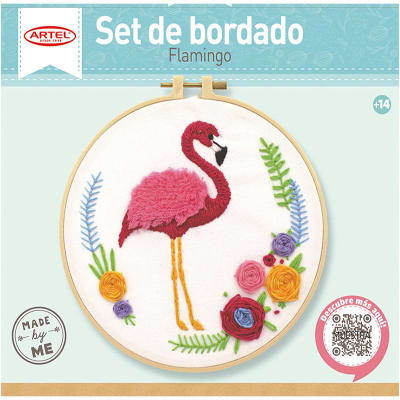 Artel Set de bordado Flamingo1