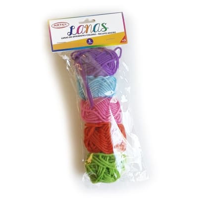 Artel Set de lanas + agujas colores II