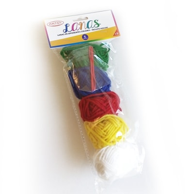 Artel Set de lanas + agujas colores I1