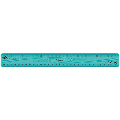 Regla flexible verde 30cm1