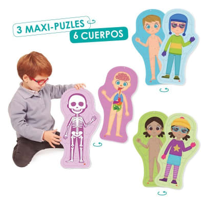 Maxi puzles el cuerpo humano