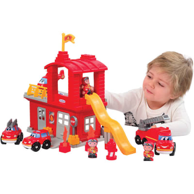 Abrick - Estación de bomberos con accesorios 14pz