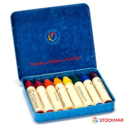 Lápices de cera 8 colores Stockmar1