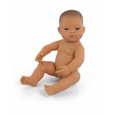 Bebé asiático niño 42cm