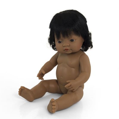 Muñeca latina niña con pelo 38cm1