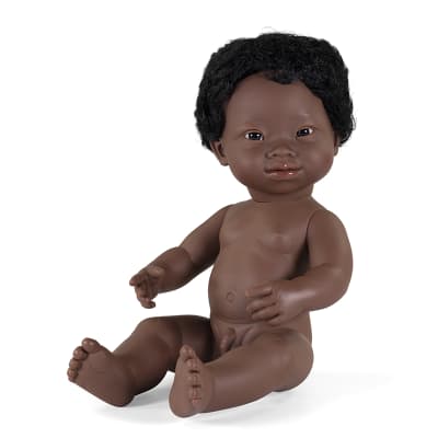 Niño africano con síndrome de Down, 38cm