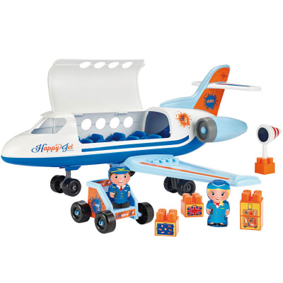 Abrick - Avión jet con accesorios