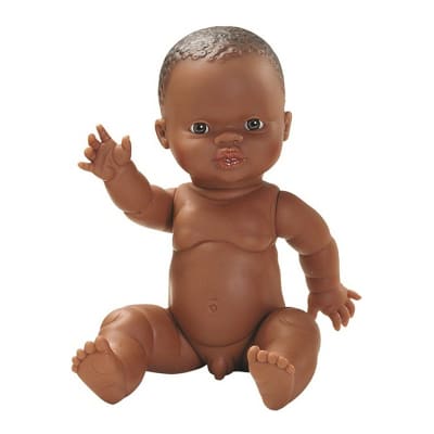 Los gordis sin ropa - Niño africano 34cm1