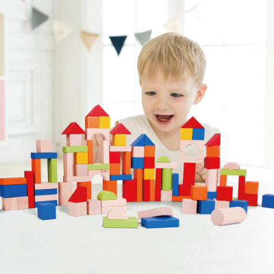 Bloques de madera 100pz1