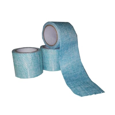 Pack 3 cintas de yute adhesivas celeste 2mt HC