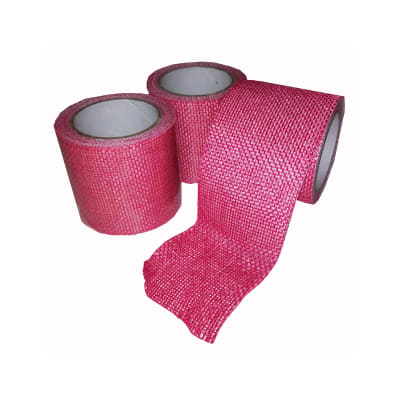 Pack 3 cintas de yute adhesivas rosado 2mt HC1