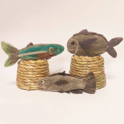 Set 3 peces chilenos de vellón1