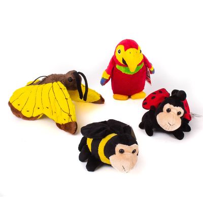 Set ave e insectos de plush