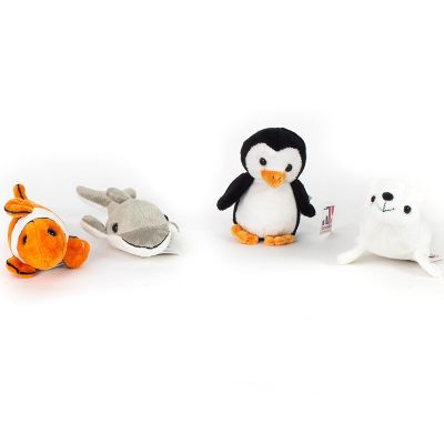 Set de 4 animales del mar plush1