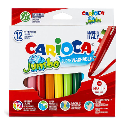 Plumones jumbo 12 colores1
