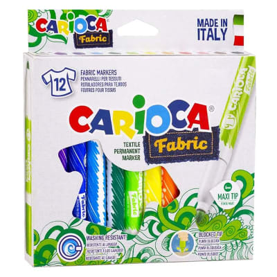Marcadores para tela Fabric 12 colores1