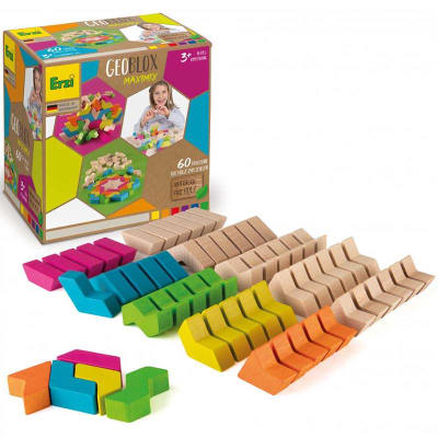 Bloques de construcción 60pz GeoBlox MaxiMix1