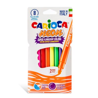 Plumones neón 8 colores1