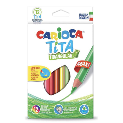 Lápices Tita triangular maxi 12 colores1