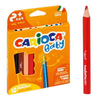 Lápices Baby triangular 10 colores
