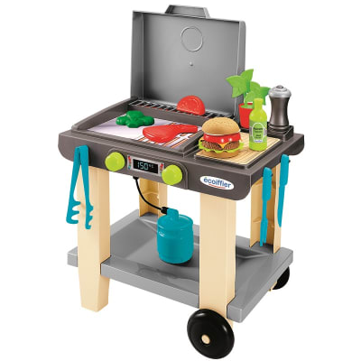 Parrilla a gas con tapa y ruedas + accesorios1