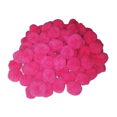 Pompones 50mm fucsia 50 und HC