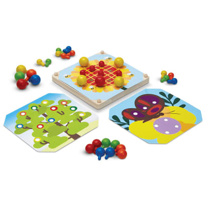 Tablero creativo multicolor 50 pegs