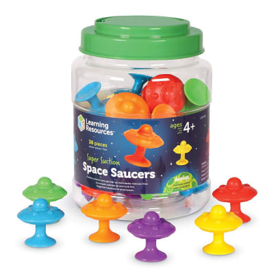 Platillos espaciales con ventosa