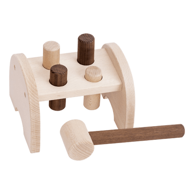 Banco martillo madera, Goki Nature1