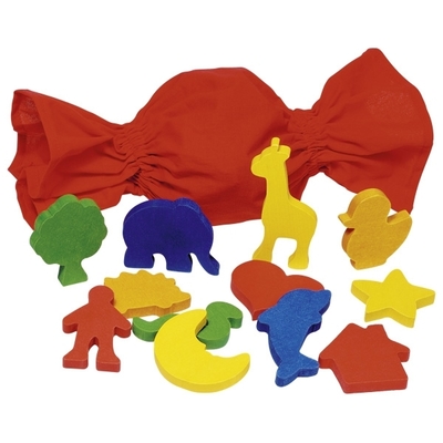 Formas de madera para tocar 13pz1