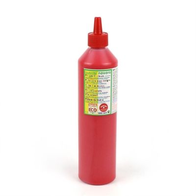 Pintura natural 500ml rojo1
