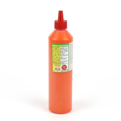 Pintura natural 500ml naranjo1