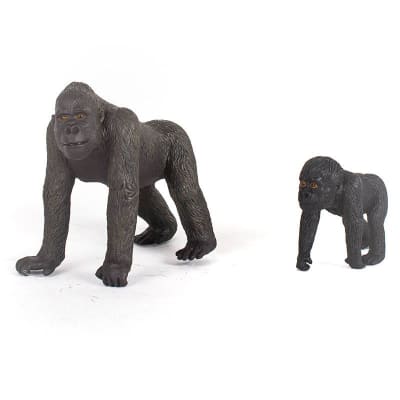 Gorilas mamá y bebé1