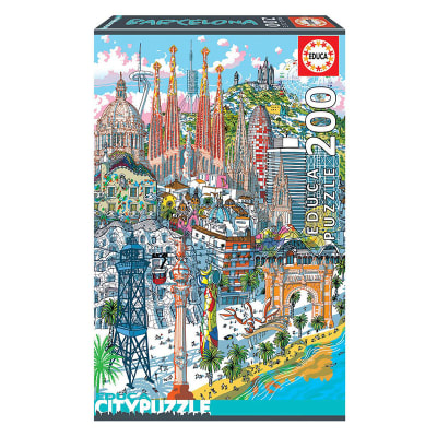 Puzle 200pz Barcelona 28x40cm1