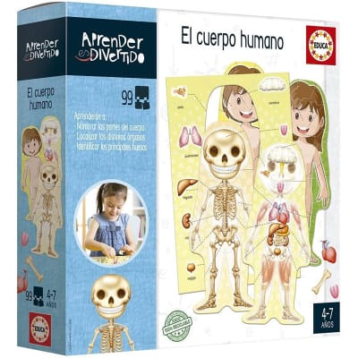 Aprender es divertido - El cuerpo humano 4 puzles