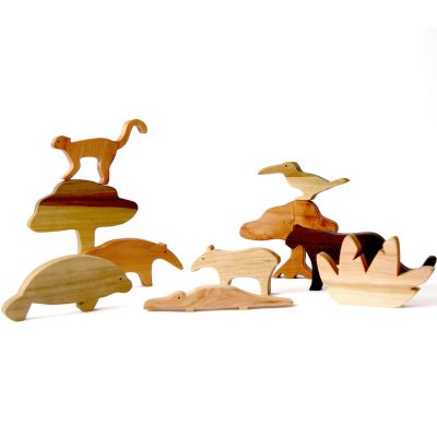 Set Amazonas 10pz, serie madera nativa1